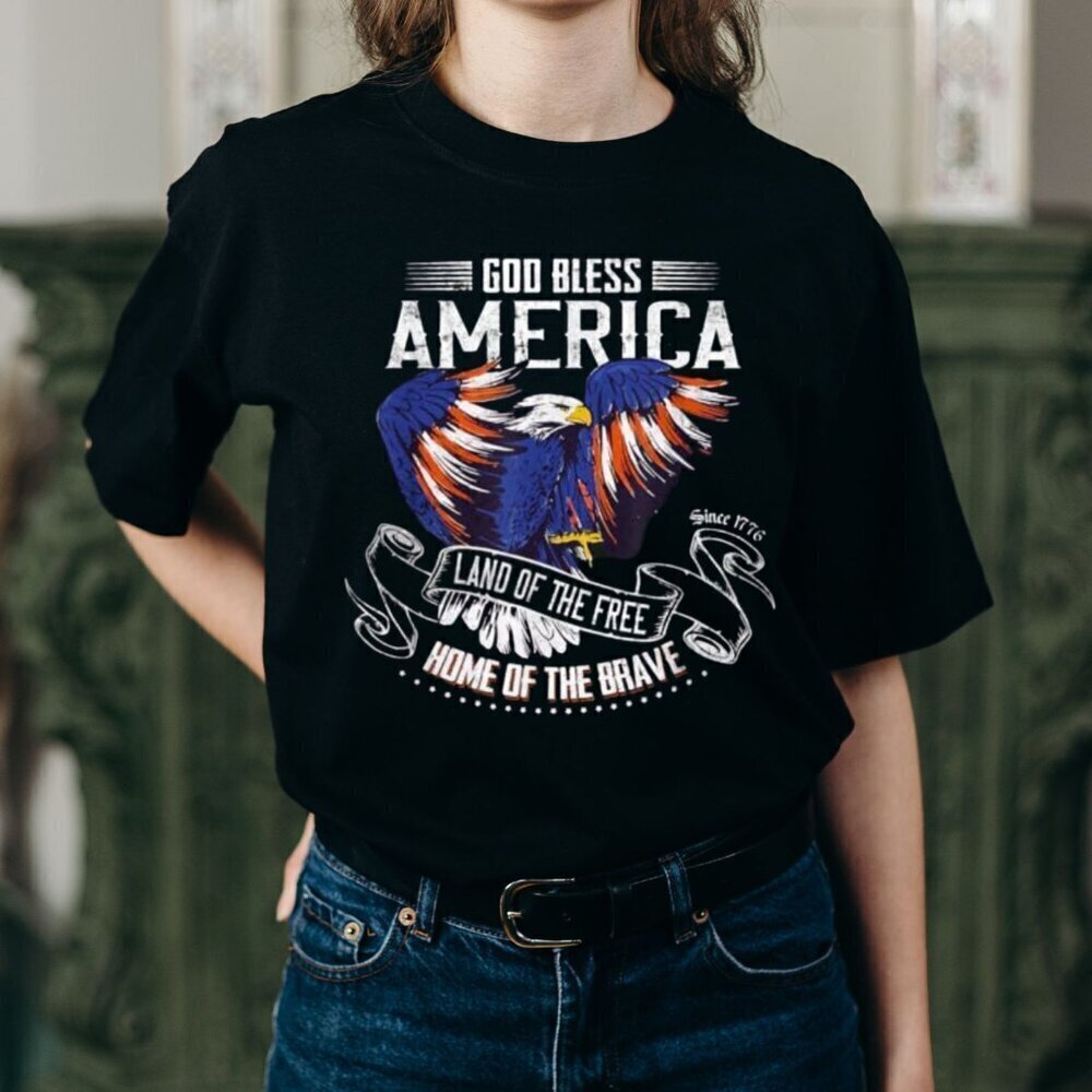 God Bless America Patriotic Freedom Gift Unisex T-Shirt